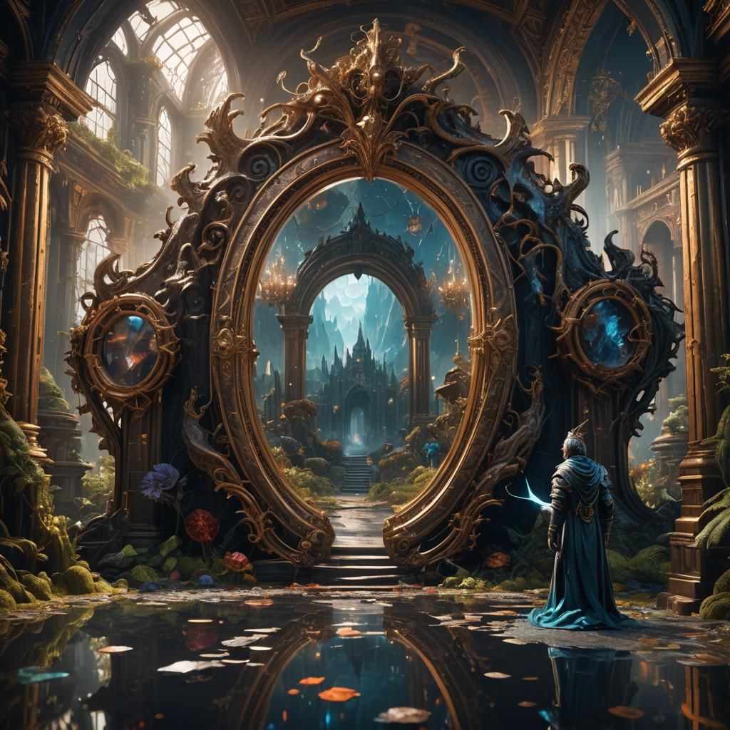 Lost in Thought: A Detailed Matte Painting