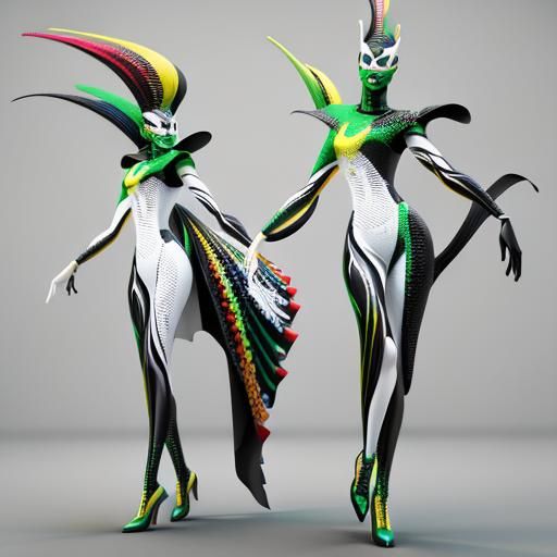 Vibrant Psychedelic CGI Art in 8k Resolution