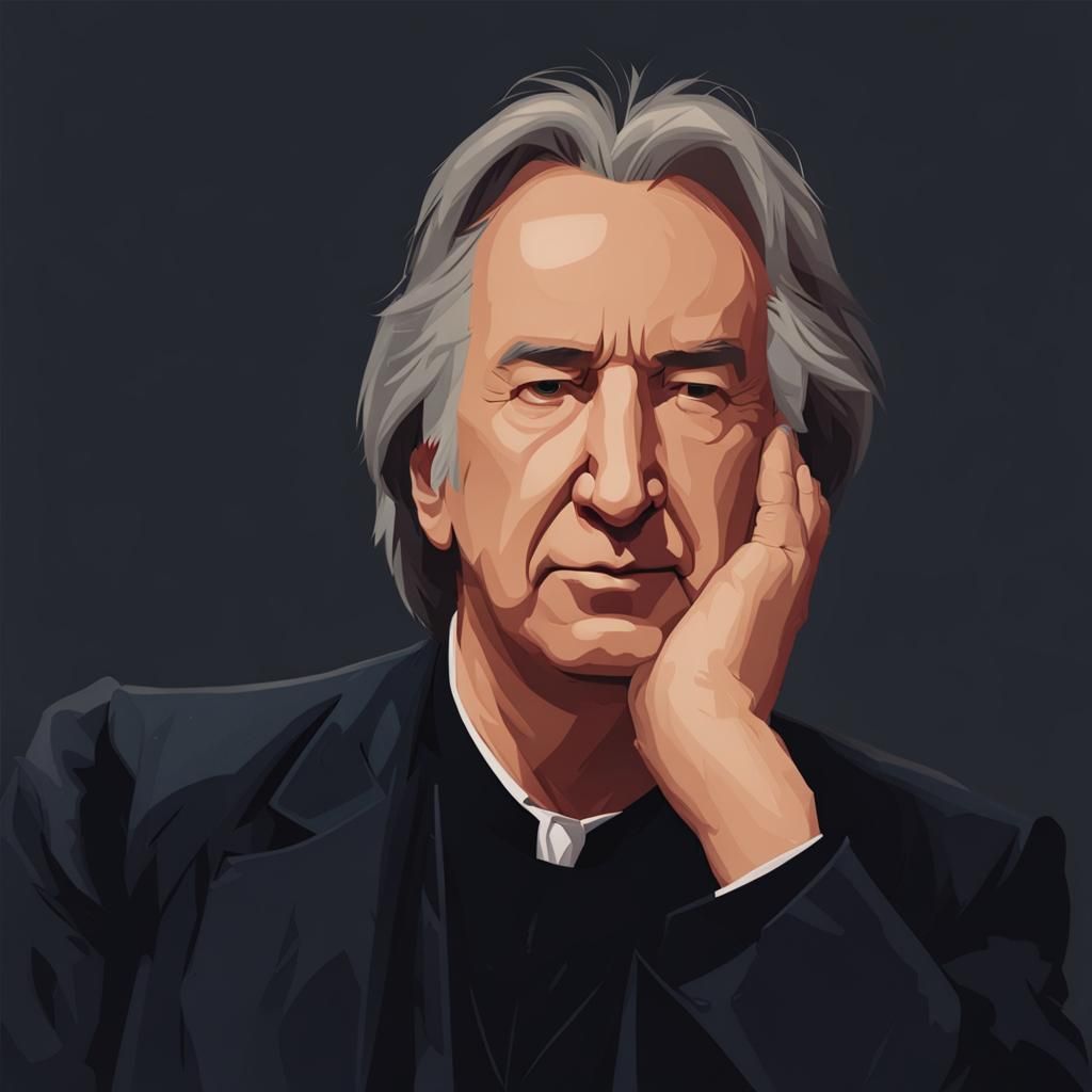 Alan Rickman as Severus Snape Portrait