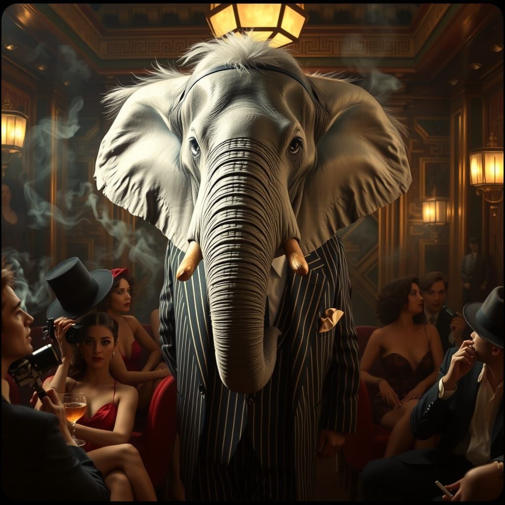 Elephant in Speakeasy: Cinematic Film Style
