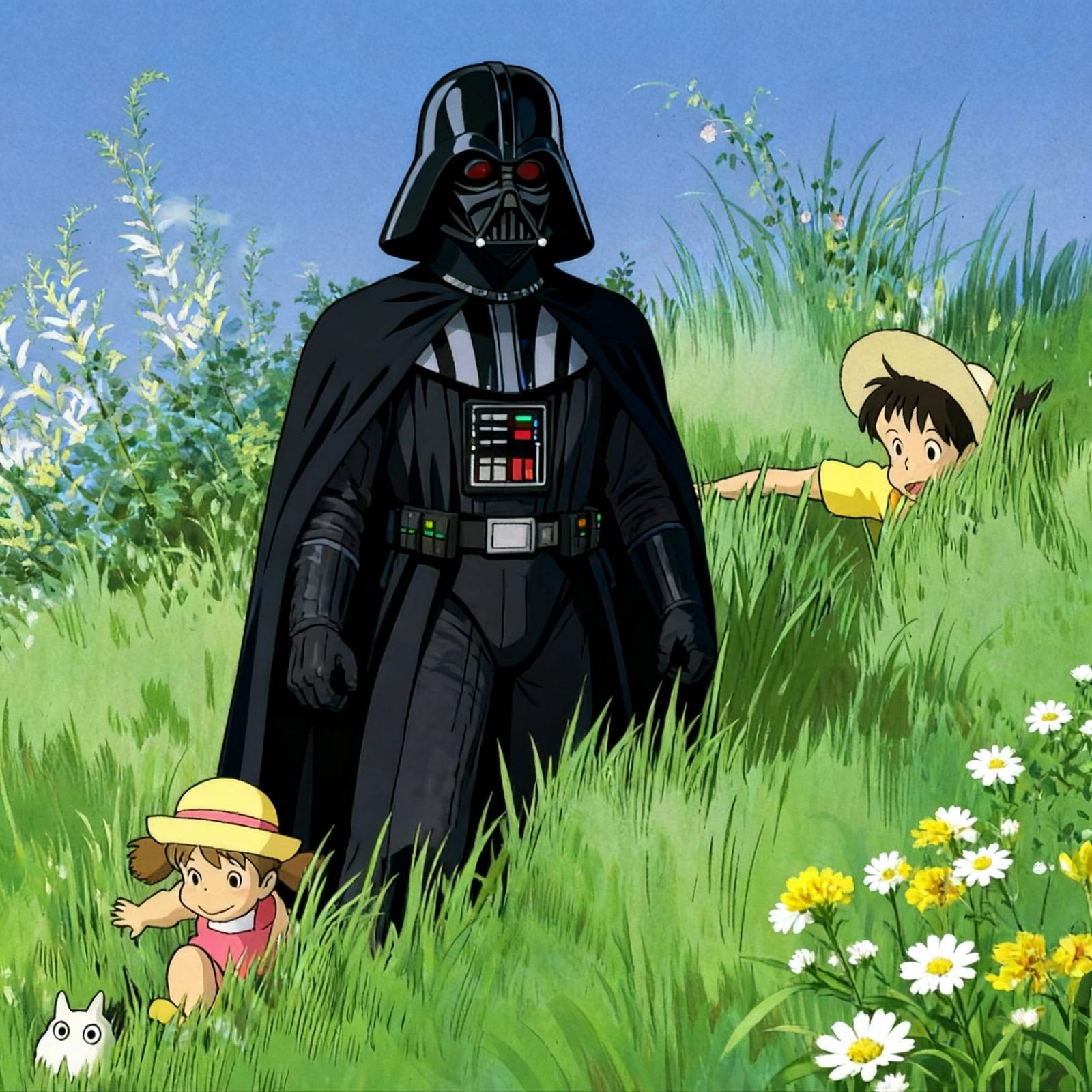 Darth Vader in Anime Style