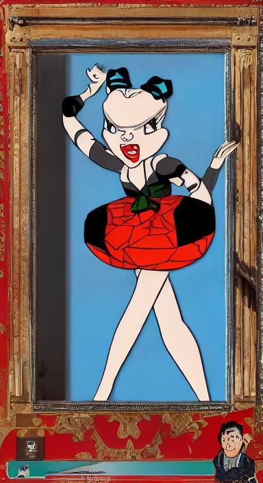 Gothic Princess Peach Pixel Art in 8-bit Style