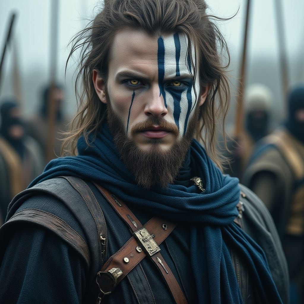 Braveheart Leads Army in Sinister Medieval Portrait