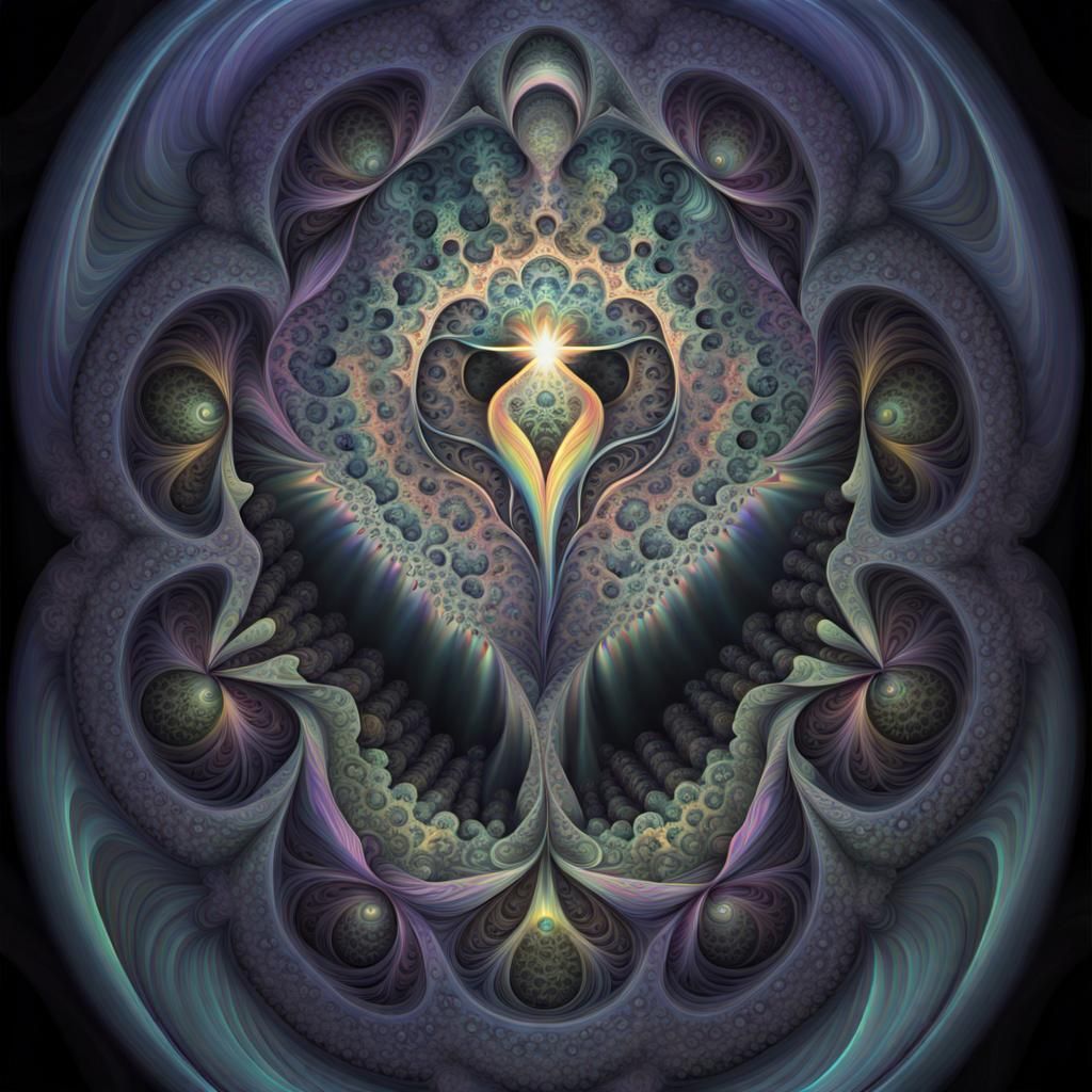 Psychedelic Fractal Geometry with Angel Number 3993