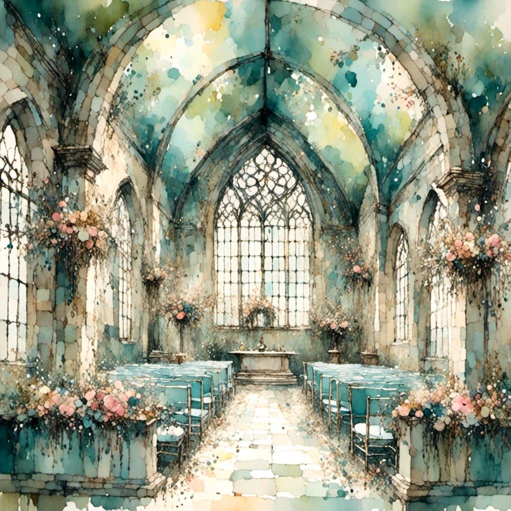 I'm going to get married today, the chapel is full of flower...