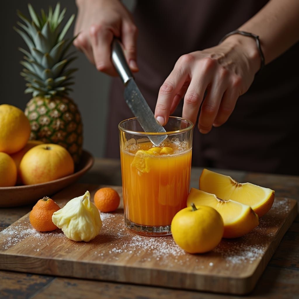 ASMR Glass Fruit Cutting Experience