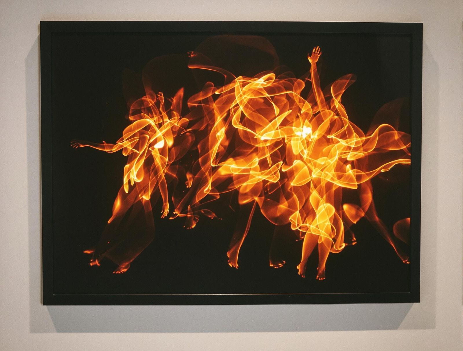 Surreal Dance of Passionate Bodies in Long-Exposure