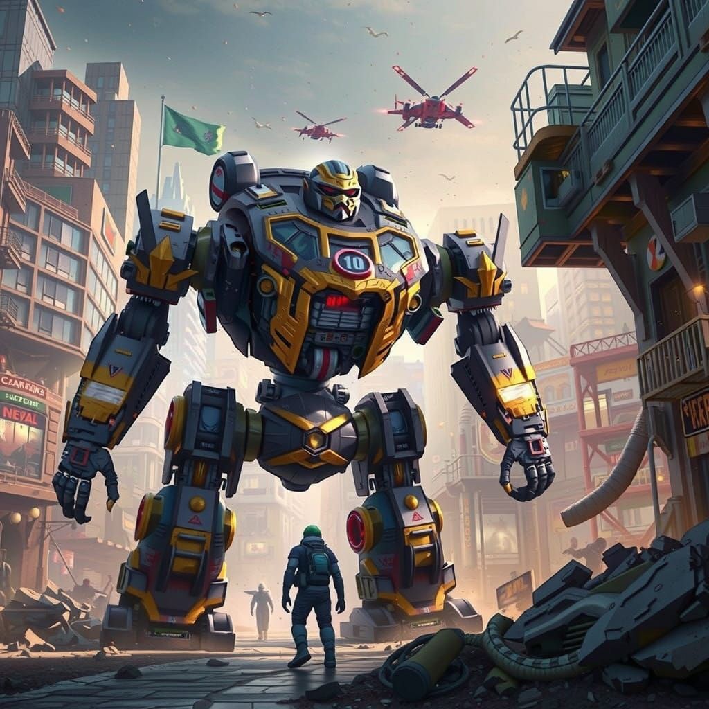 Giant Robot City Guardian