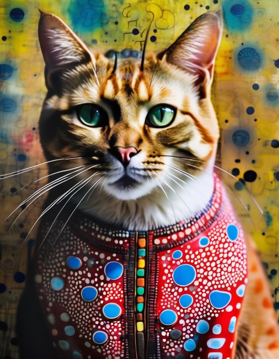 Yayoi Kusama Cat № 14
