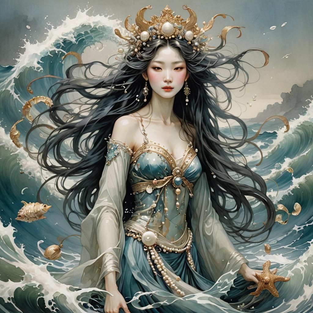 Korean goddess of the sea
