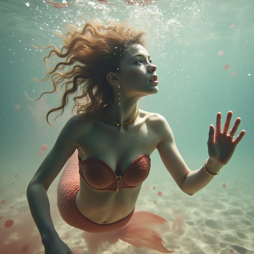Ethereal Mermaid at Depth