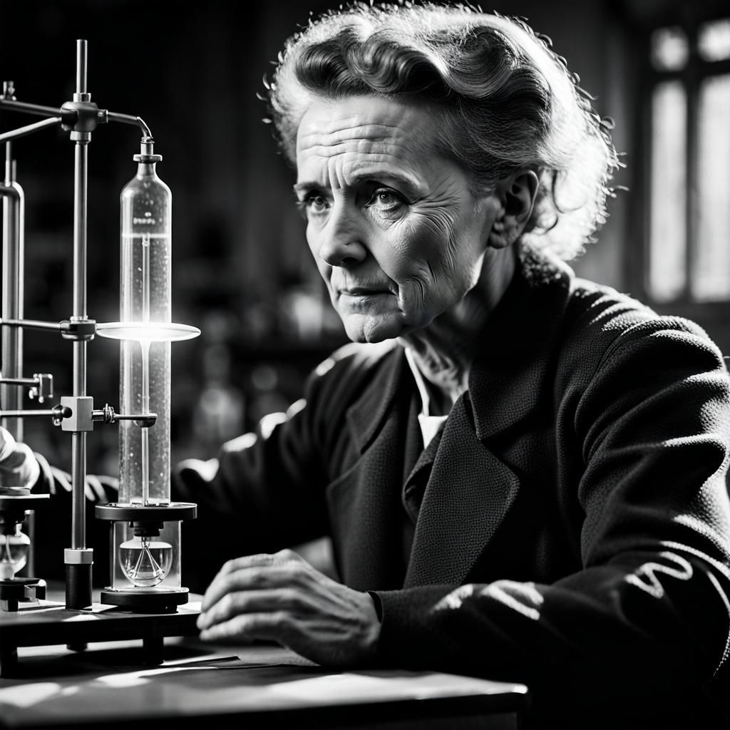 Marie Curie's Physics Experiment: A Close-Up Portrait
