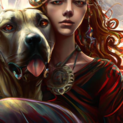 The dog and the warrior