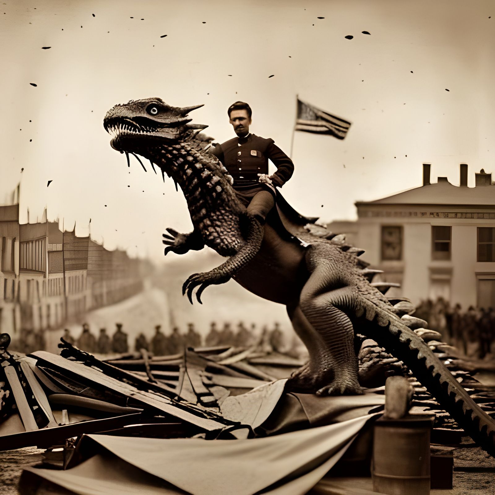 Dragon in Civil War Photo