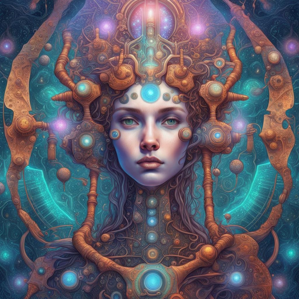 Mechanical Elves in Holographic Astral Vision