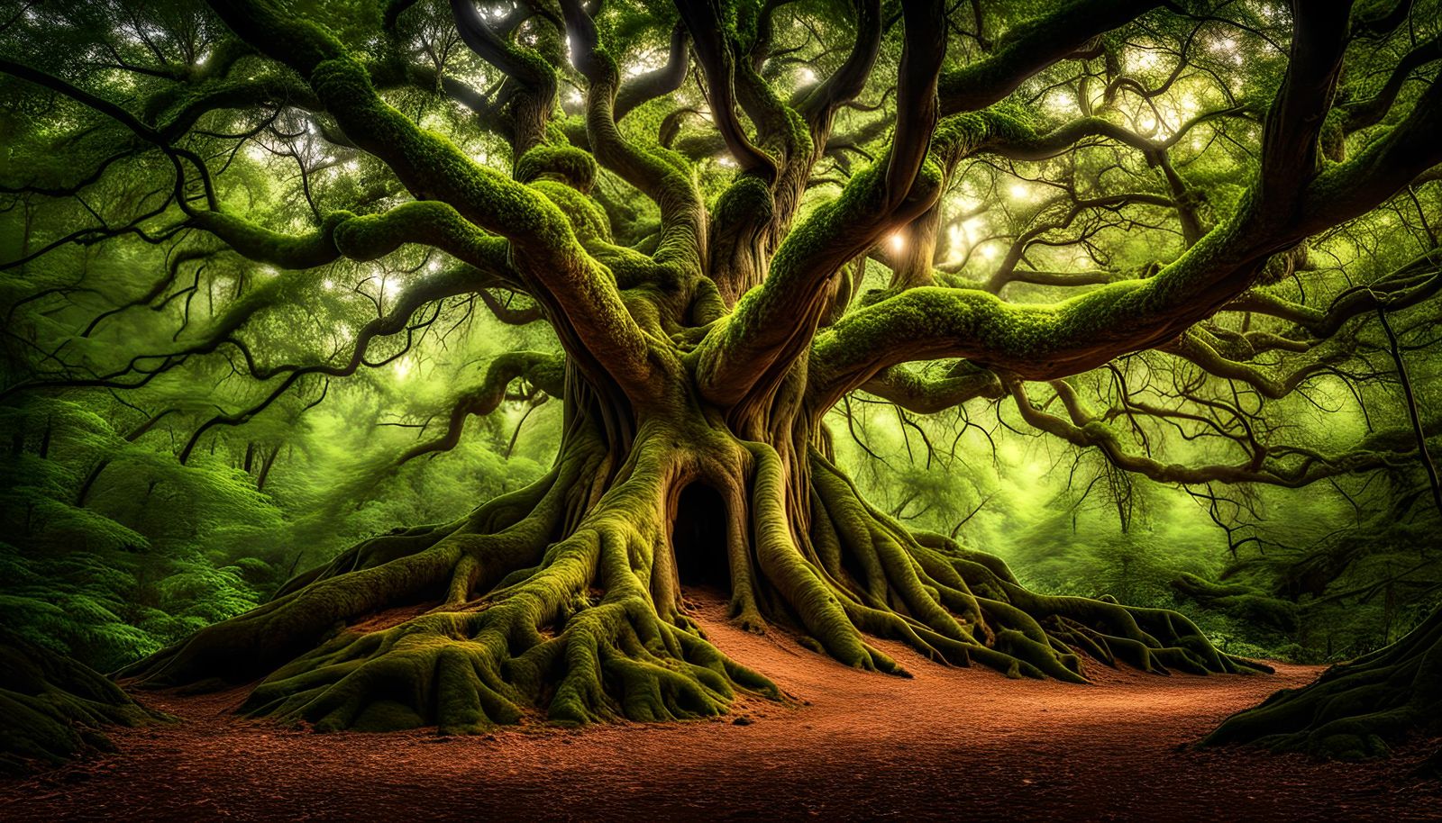 A talking tree in a Whispering Woods