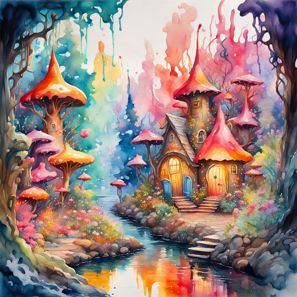 Magical fairy world 🧚‍♀️