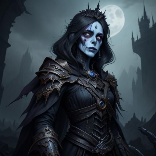 Fantastical Undead Princes in Detailed Matte Painting