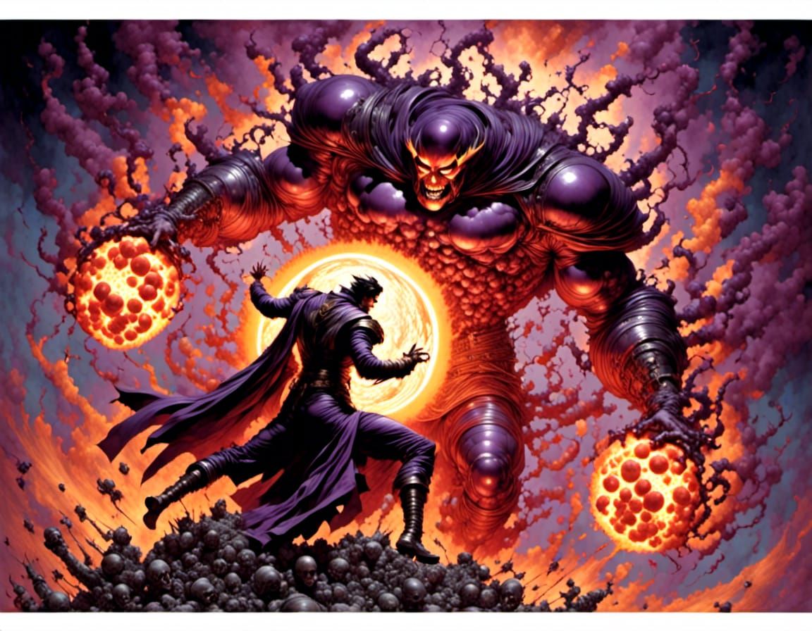 Dormammu vs Kang: Futuristic Dimension Battle