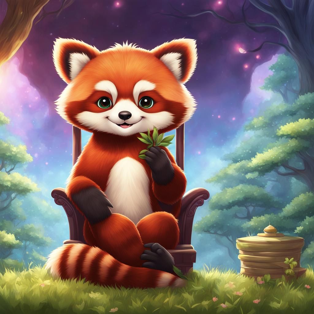 Red Panda and the Cookie Jar