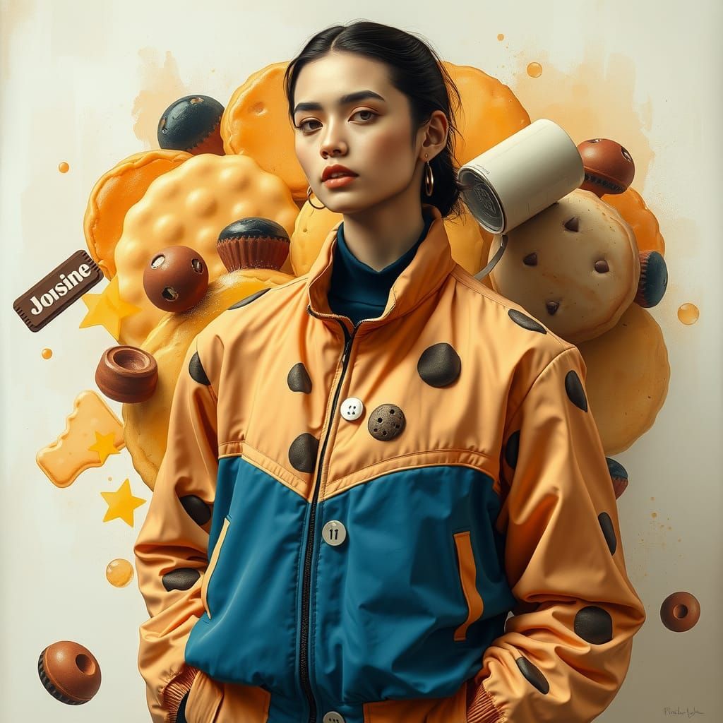 Cookie Couture: A Gouache-Style Fashion Fantasy