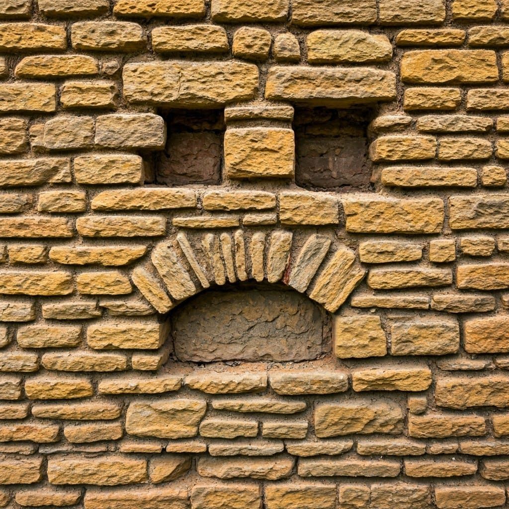 Weathered Stones Portray a Mournful Face