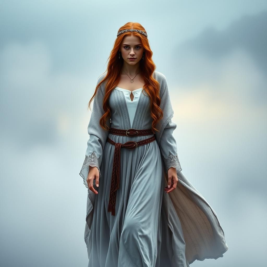 Latvian Goddess of Fog in Atmospheric Film Still