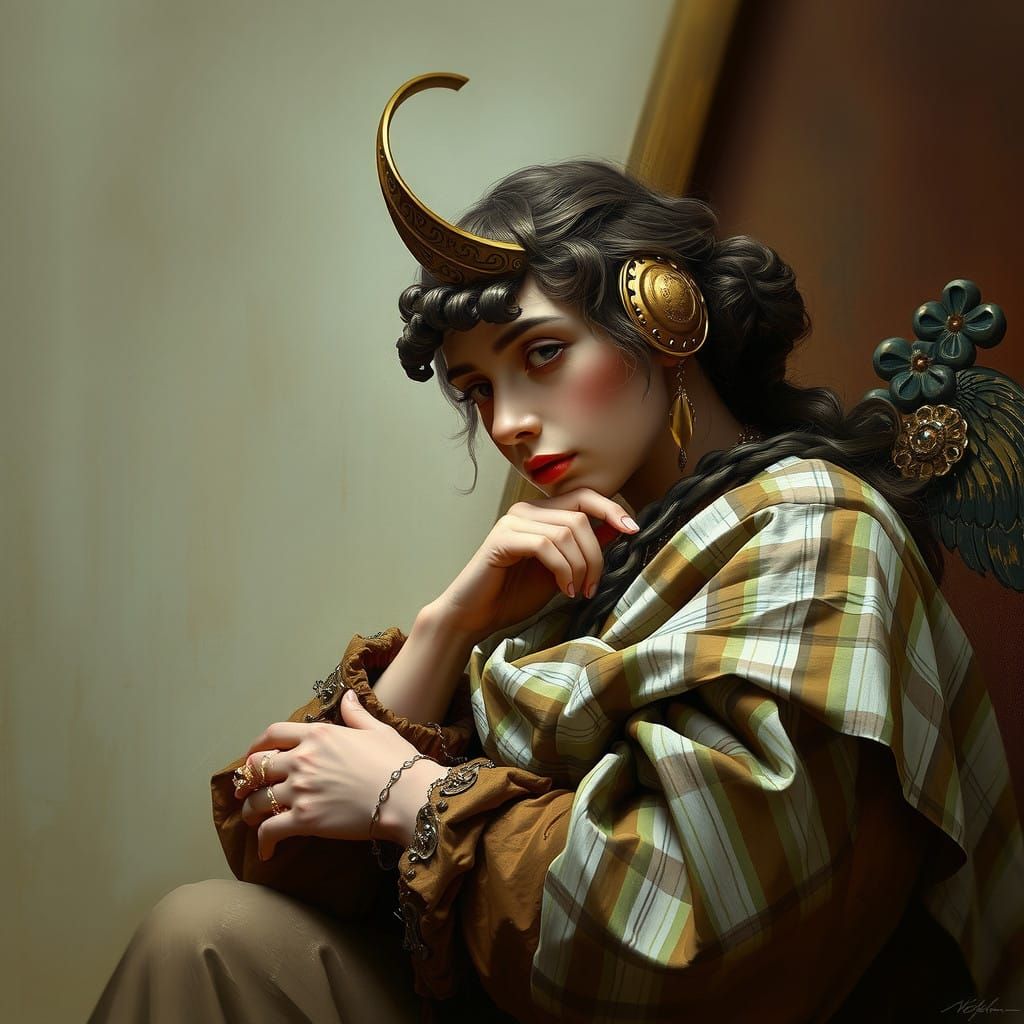 Digital Portrait by Emile Corsi in Soft Lighting