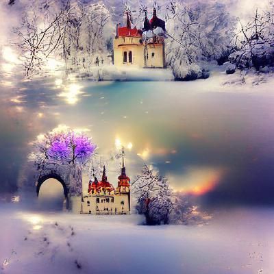 Enchanting Winter Fairytale Scene