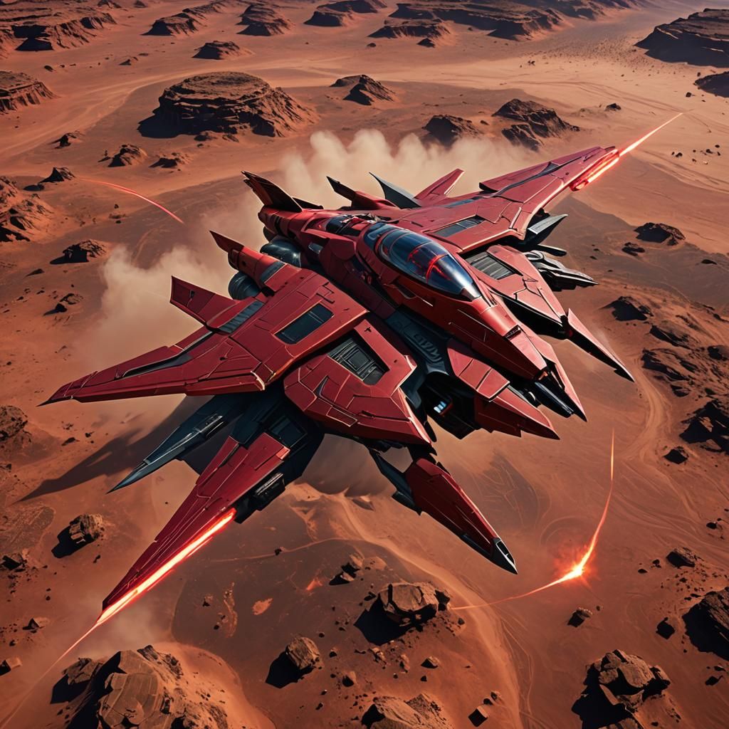 Crimson Sentinel :: A Bounty Hunter Ship
