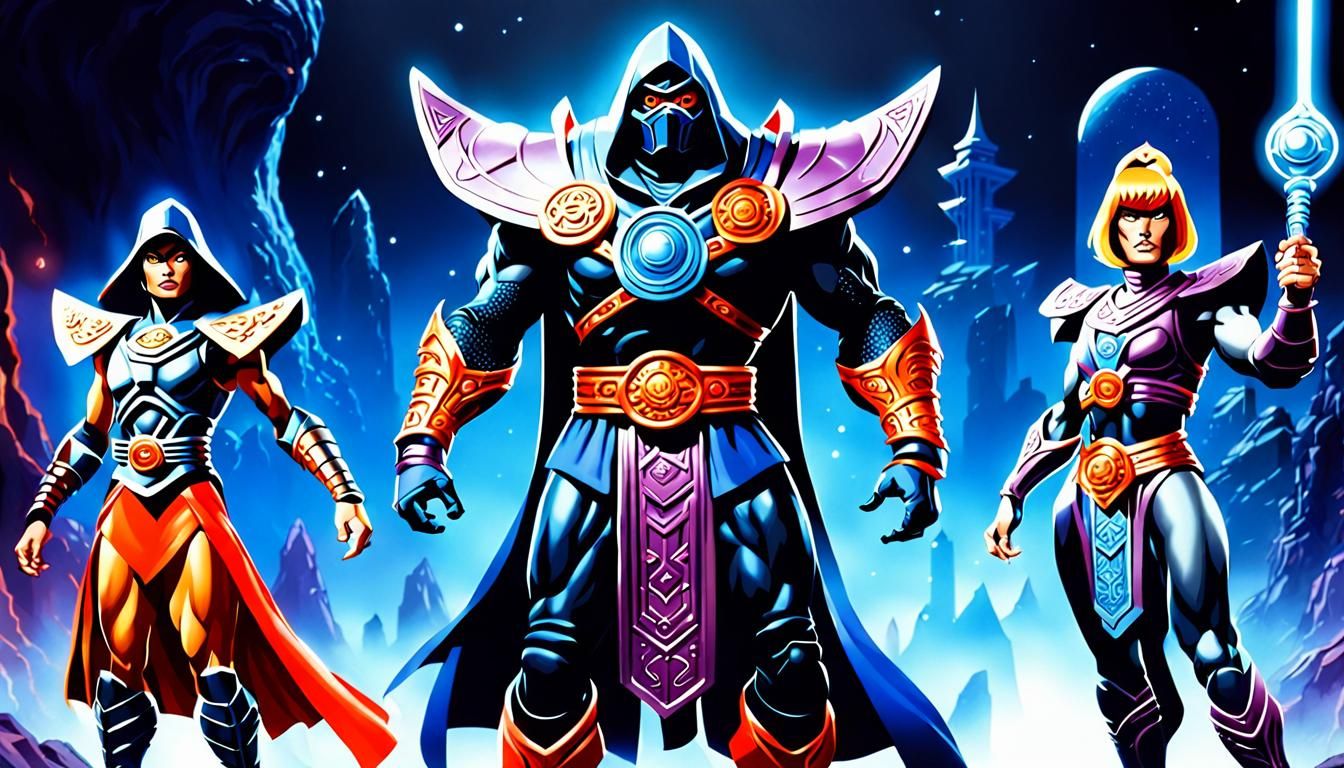 Futuristic Masters of the Universe: Ninjor and Sorceress