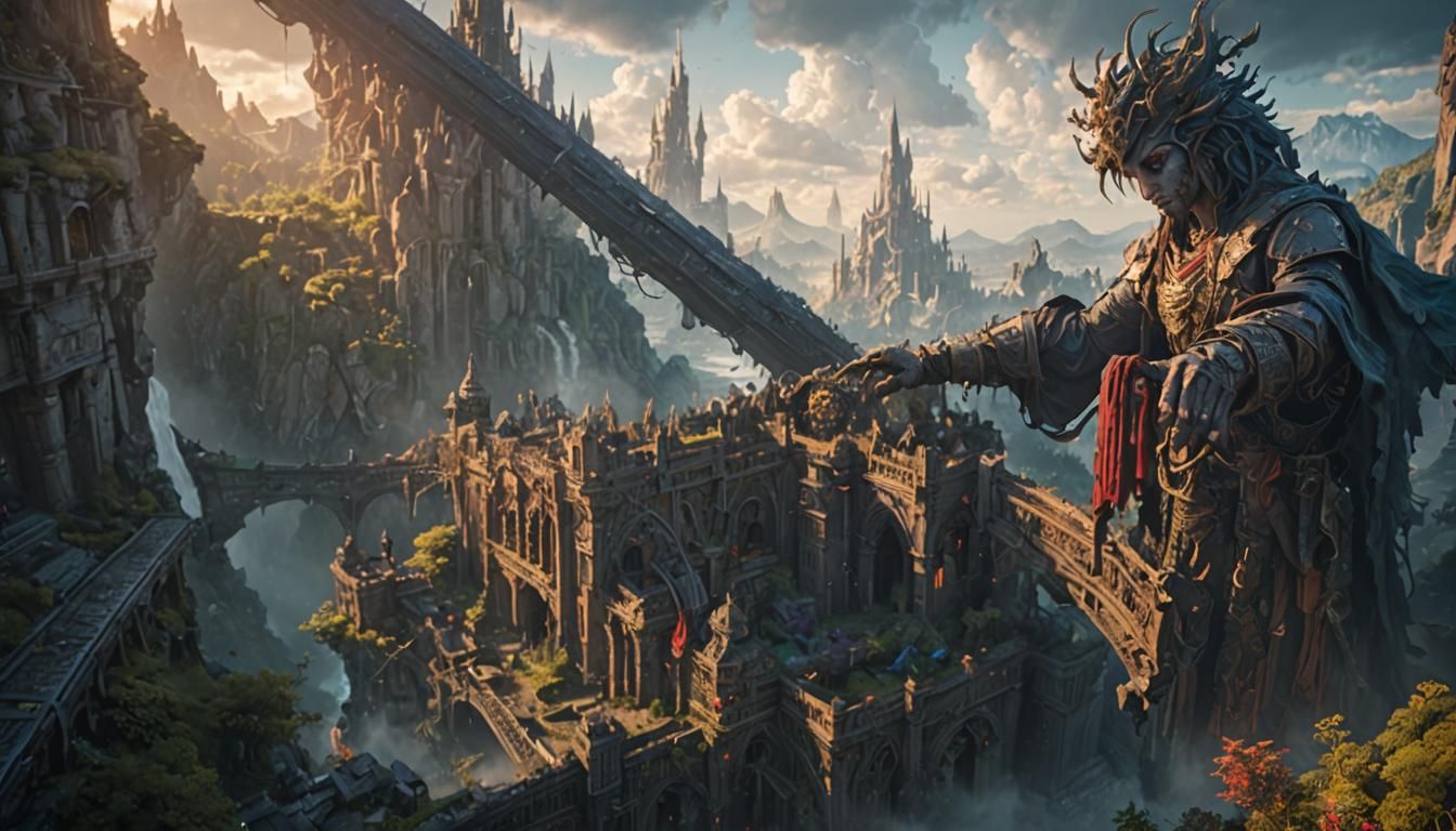 Tragic Scene as Detailed Matte Painting