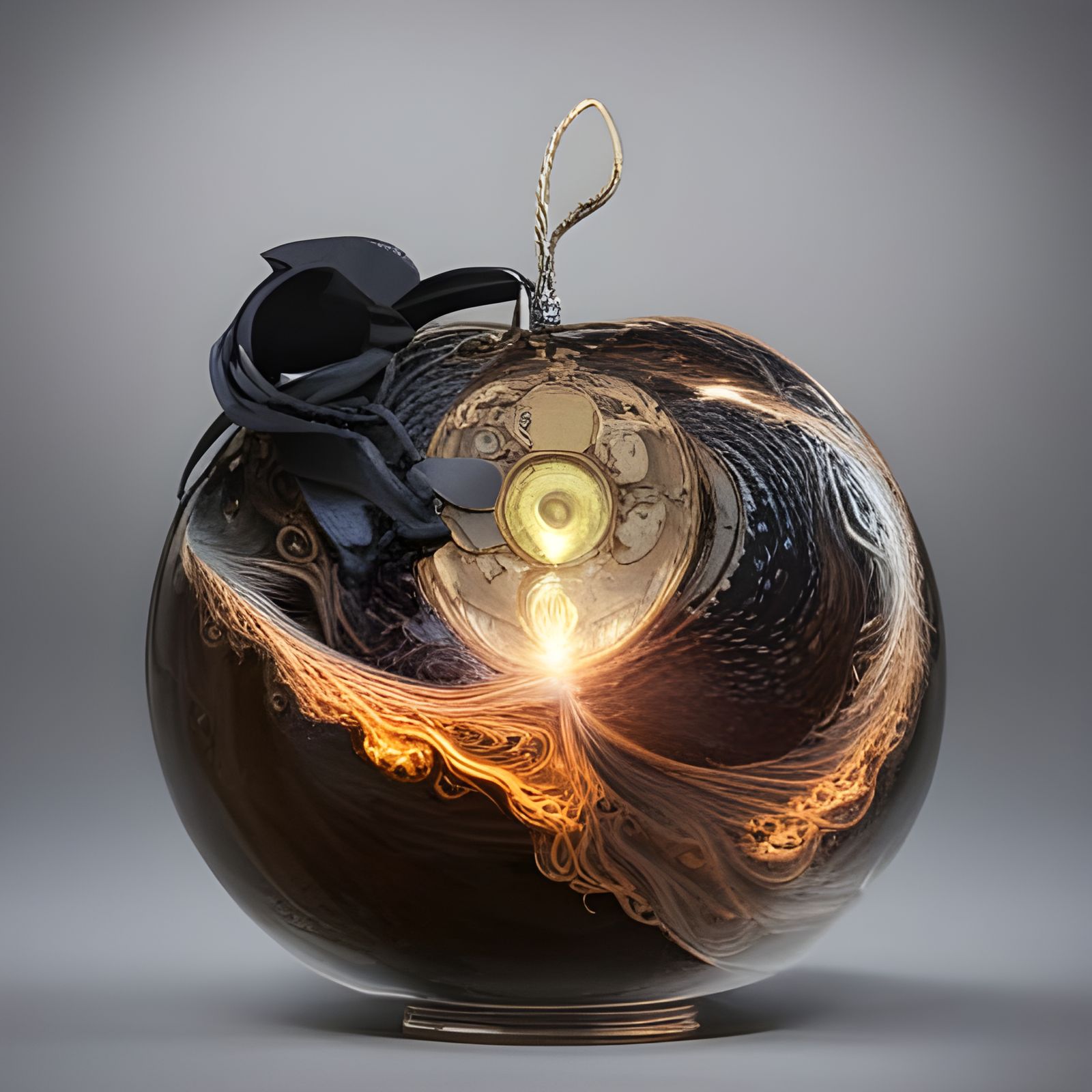 “Study - Steampunk Apple à la Surrealism #14”