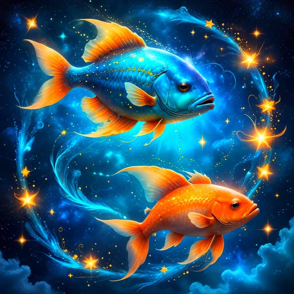Mystical Zodiac Dreamscapes: Pisces in Cosmic Waters