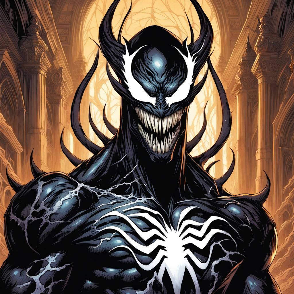 Sauron Transformed: Venom Symbiote Comic Art