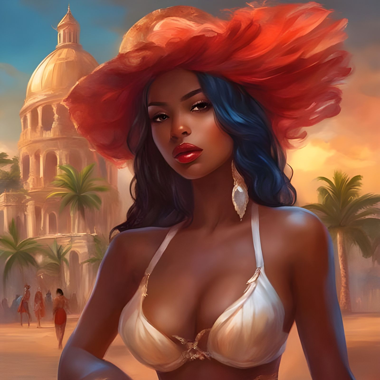 Modern Cuban Beauty in Royo Style