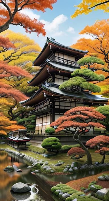 Epic Japanese Landscape Masterpiece