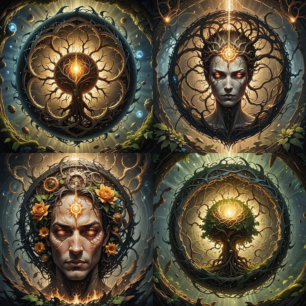 Abstract Rebirth: An AI Generated Interpretation