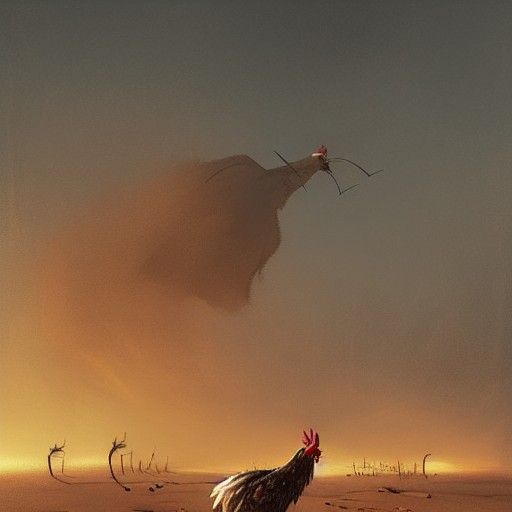 Evil Chicken King's Desert Reign