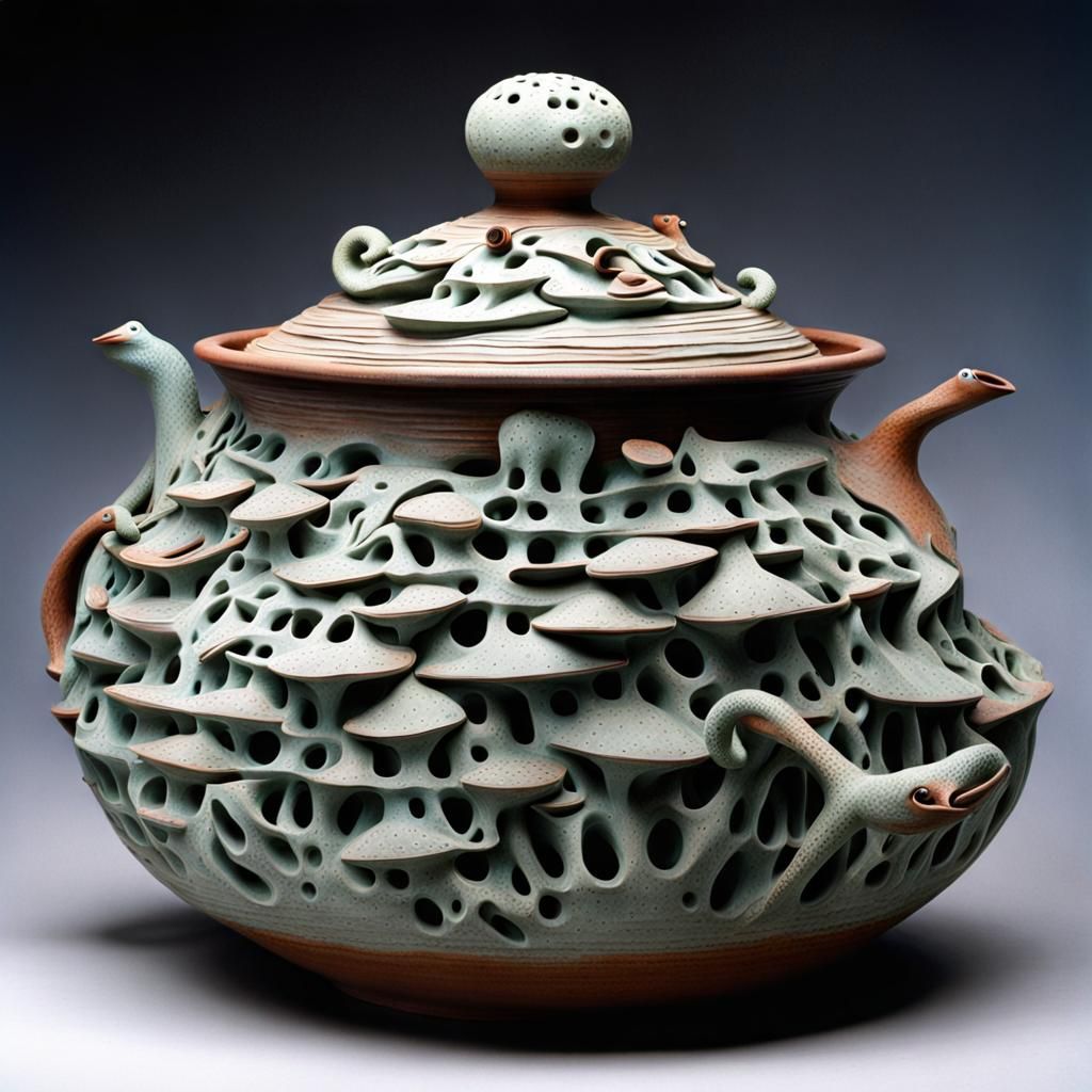 Surreal Clay Pottery: Bizarre and Unusual Forms