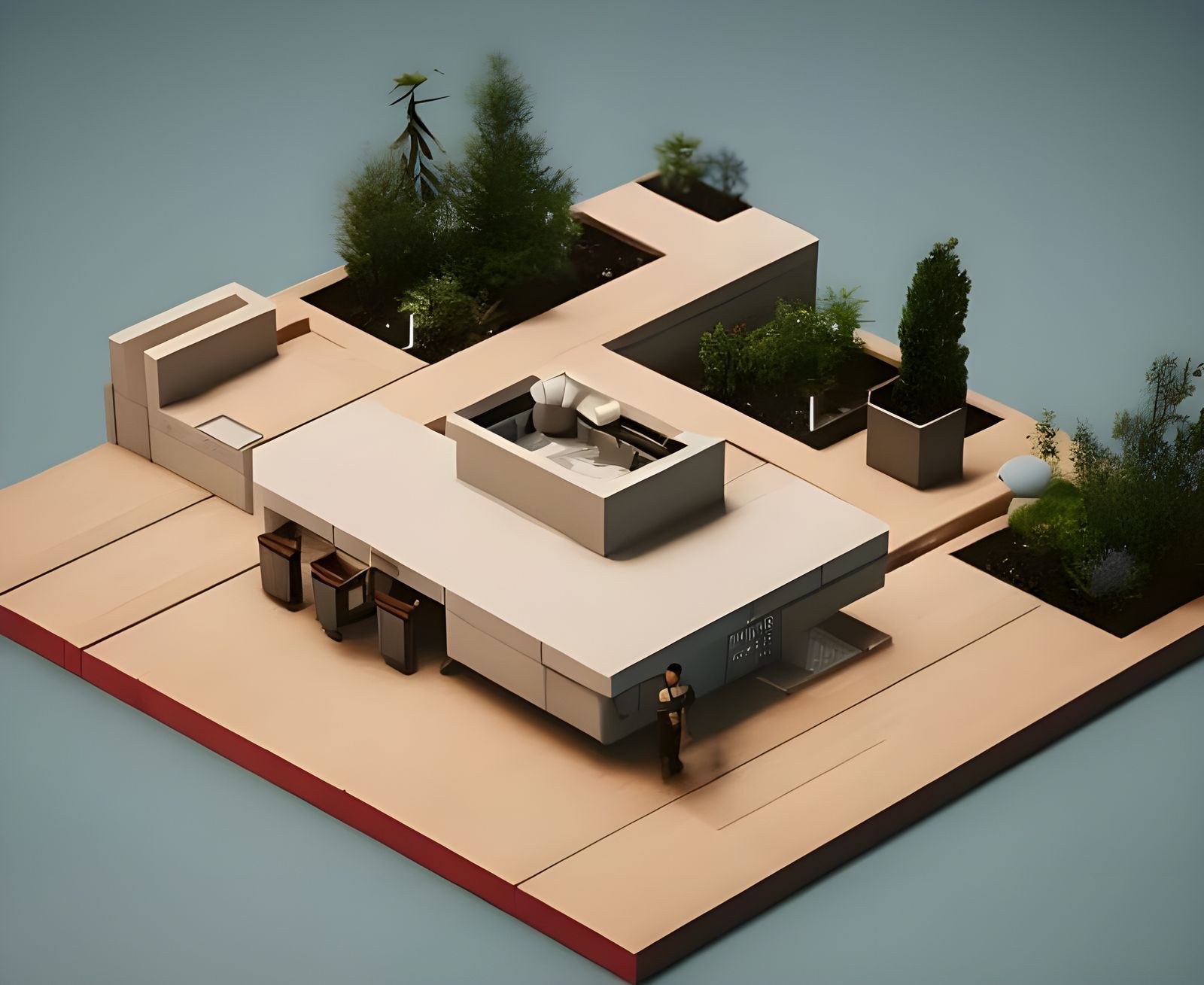 Connor RK800 in Zen Garden, Afga Vista 400 Style