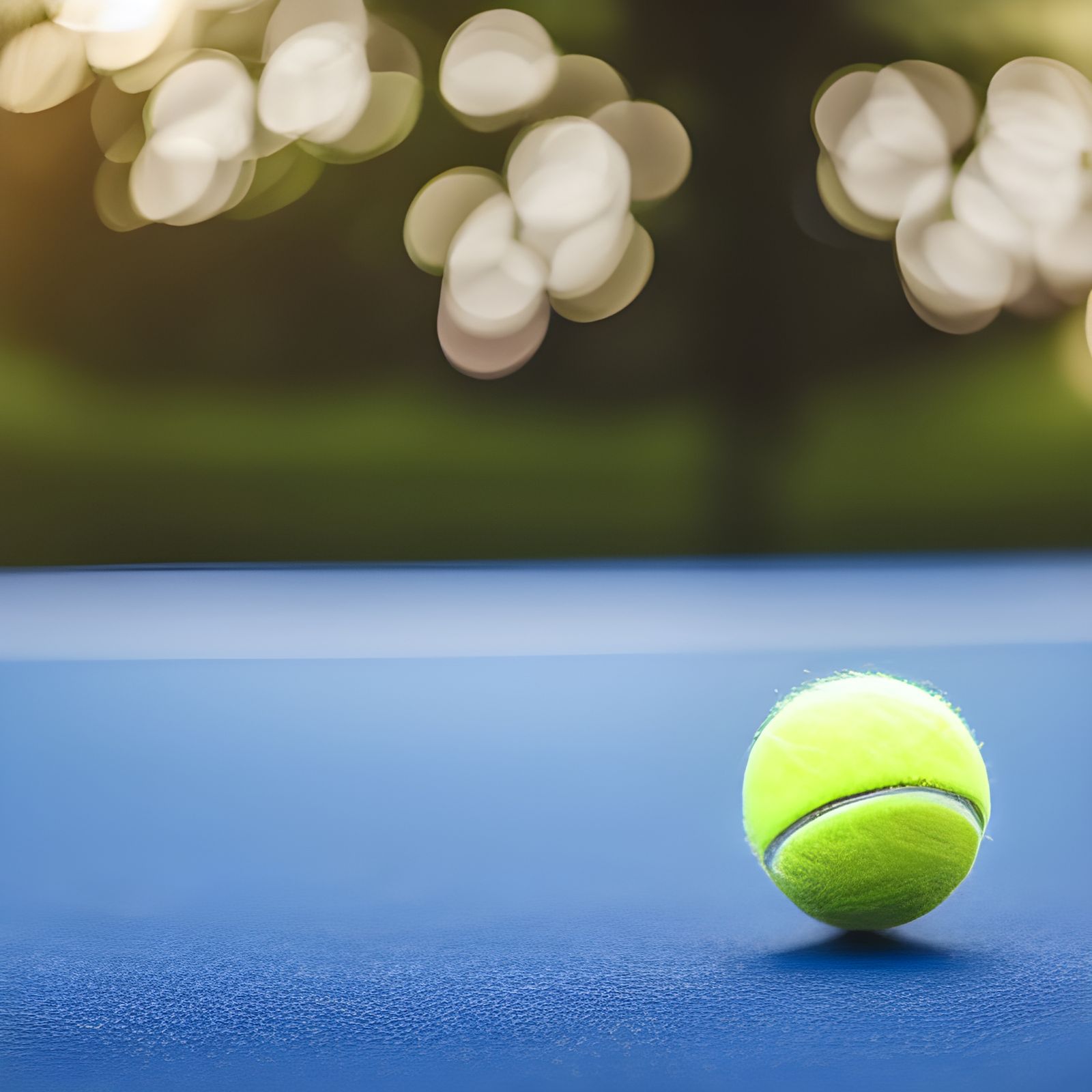 Tennis Ball on Ping Pong Table, Professional Photography