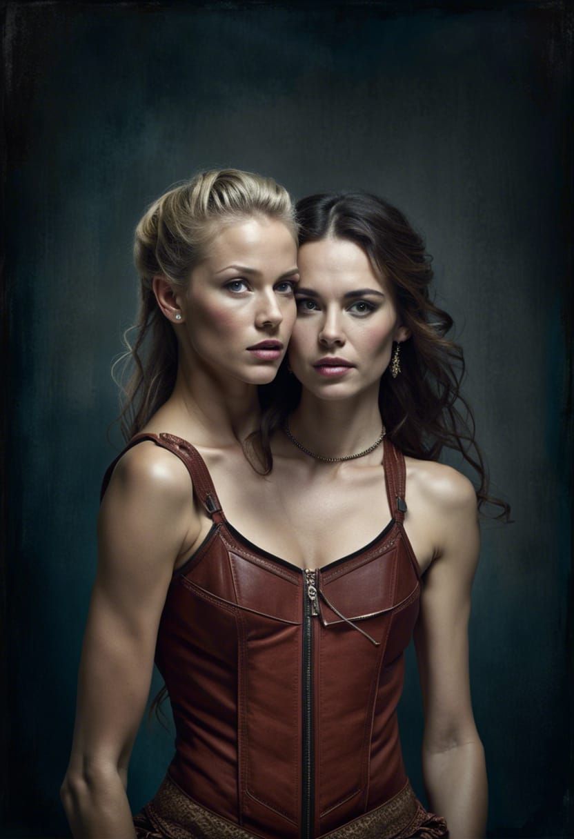 two women in a single body