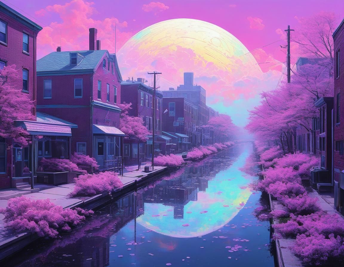 Ethereal Landscape in Diverse Art Styles