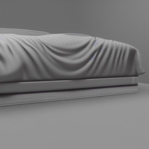 Crying in Bed: 3D Rendered Artstation Image