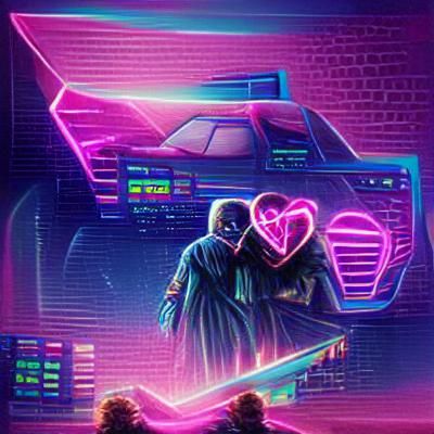 Synthwave Neon Retro: A Vision of True Love
