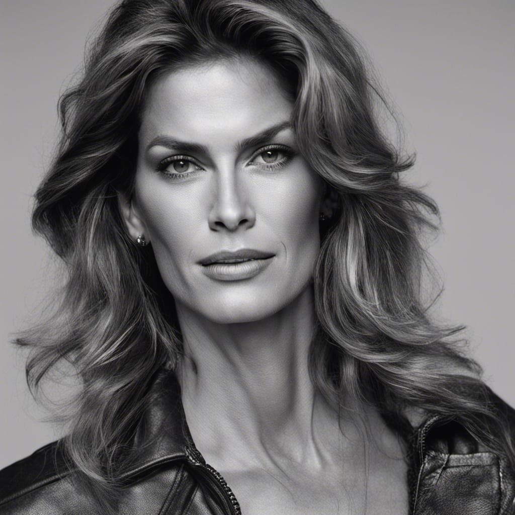 Hyperrealistic Portrait of a Young Supermodel