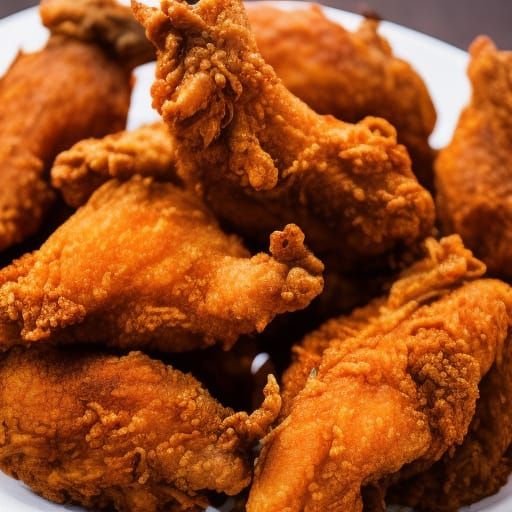 Perfect Fried Chicken in Professional Photography