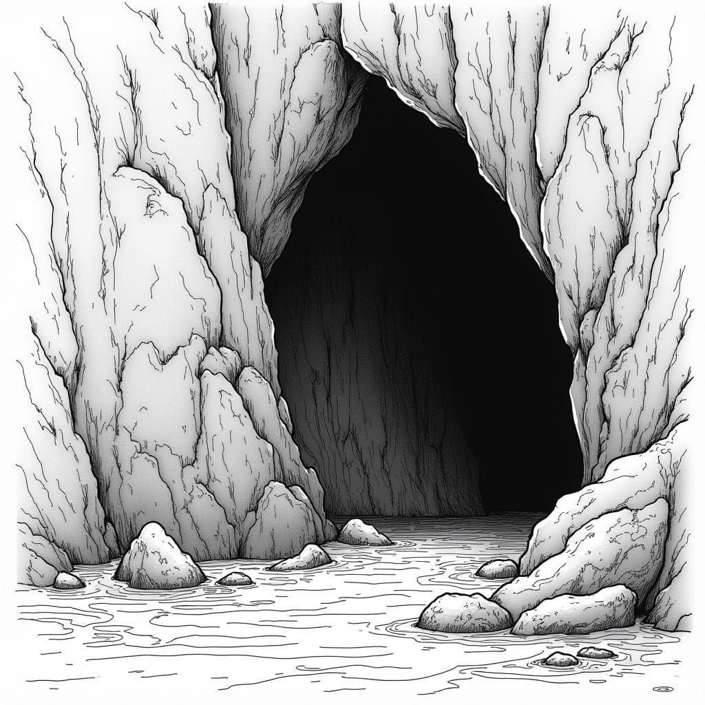 The Entrance to a Grotto