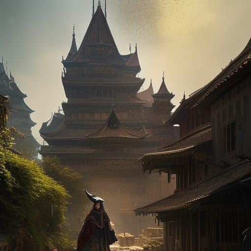 Medieval Brothel Owner: Detailed Fantasy Art Portrait